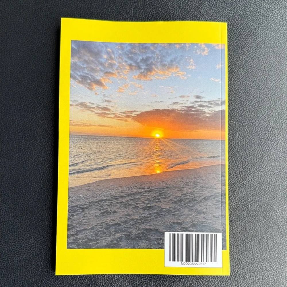 Beach Girl Yellow Notebook
